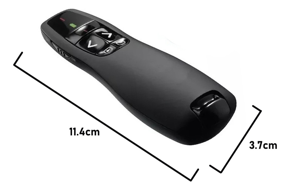 Presentador Powerpoint Puntero Laser 100m R400 Inalámbrico
