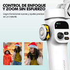 Estabilizador Gimbal De 3 ejes con Barra Extensible y Trípode Smart X2 para Celulares Smartphone