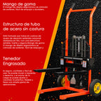 Apilador Hidraulico De Carga 200kg Elevacion 95cm Montacarga Yegua Hardpro