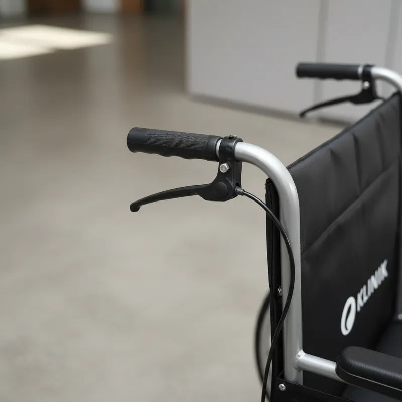 Silla De Ruedas Geriatrica Medica Con Freno Plegable 45cm