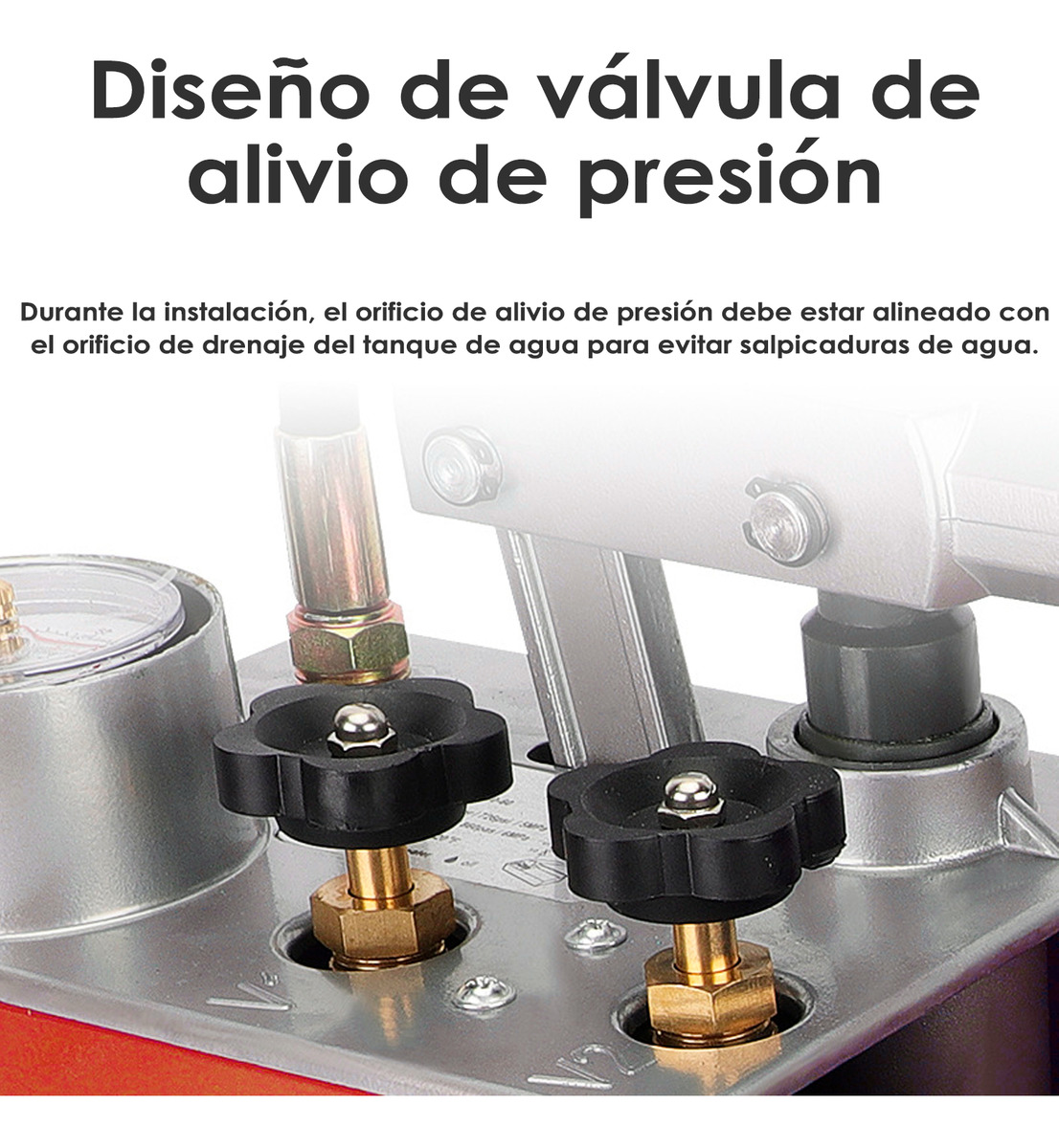 Bomba Manual Prueba Presion Hidraulica 0-50bar 728psi 5mp