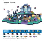 Bloques Magnéticos Tipo Minecraft Underworld 190pc Y 17 De Luz