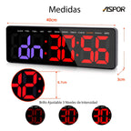 Reloj Cronometro Fitness Gimnasio Con Control 11 Modos