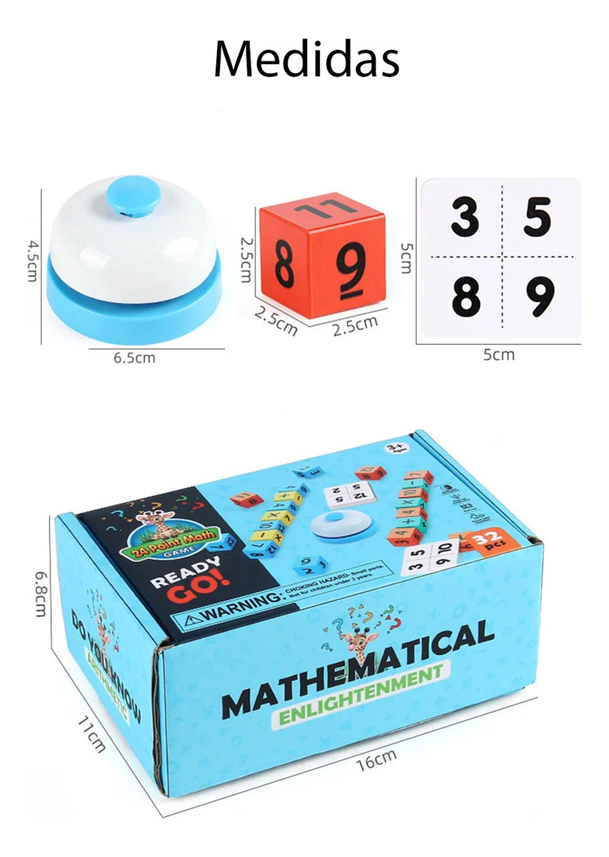 Bloques Magnéticos Juego Didáctico Matemático Ingenio 32pcs