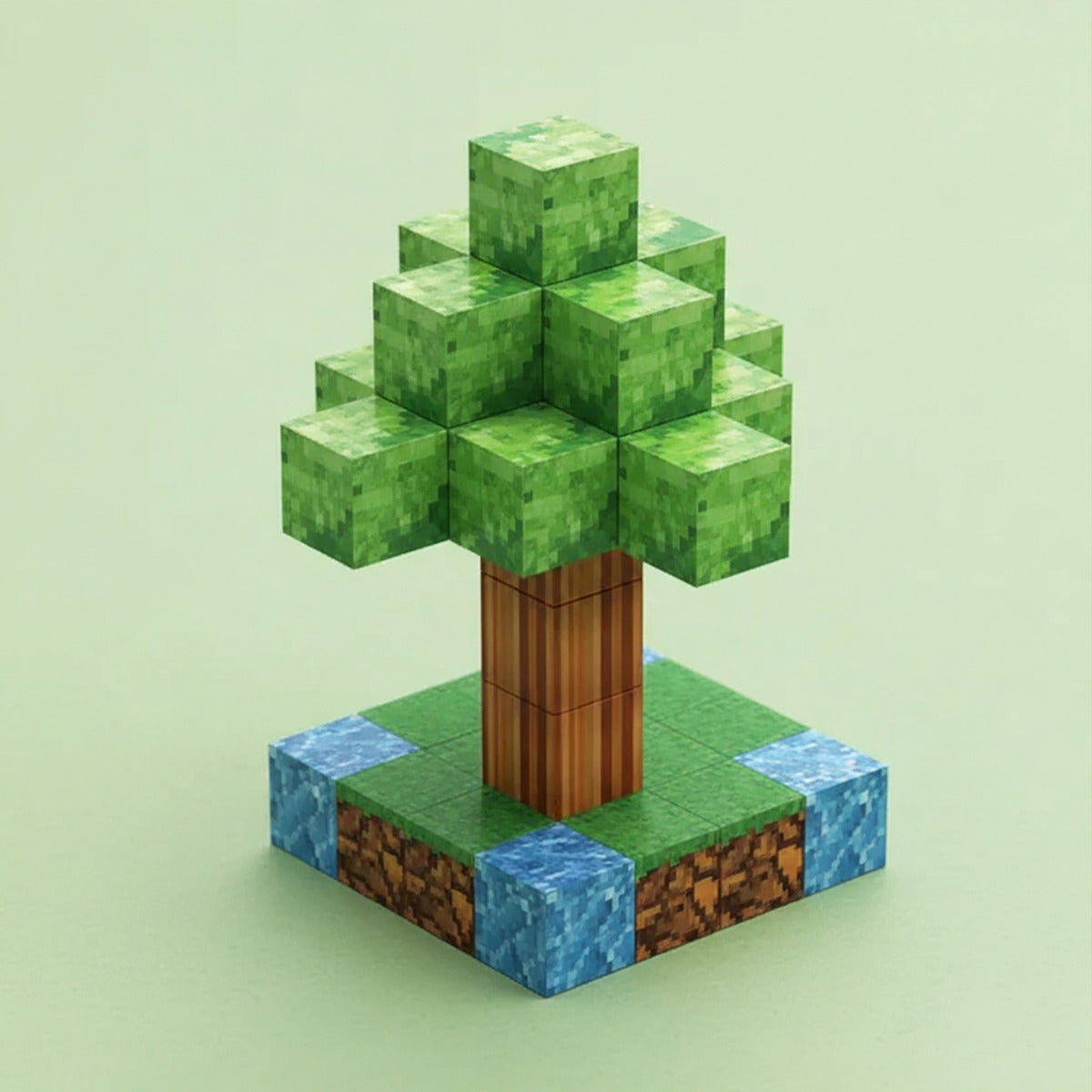 Bloques Magnéticos Tipo Minecraft 204 Pcs Mundo Portales 204 Bosque