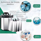 Esterilizador Autoclave Vertical Acero Inoxidable Grado Medico 18L