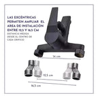 Llave Grifo Monomando Tina Con Ducha Acabado Mate Negro