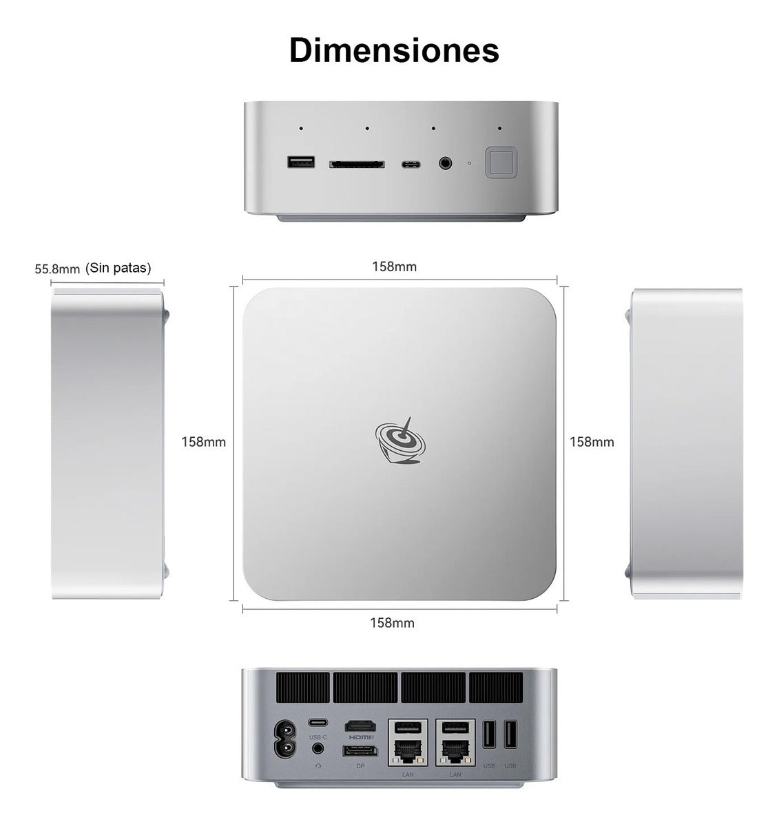 Mini Pc Beelink Gti14 Intel Ultra 9 185h Ia 64gb 2tb Wifi7