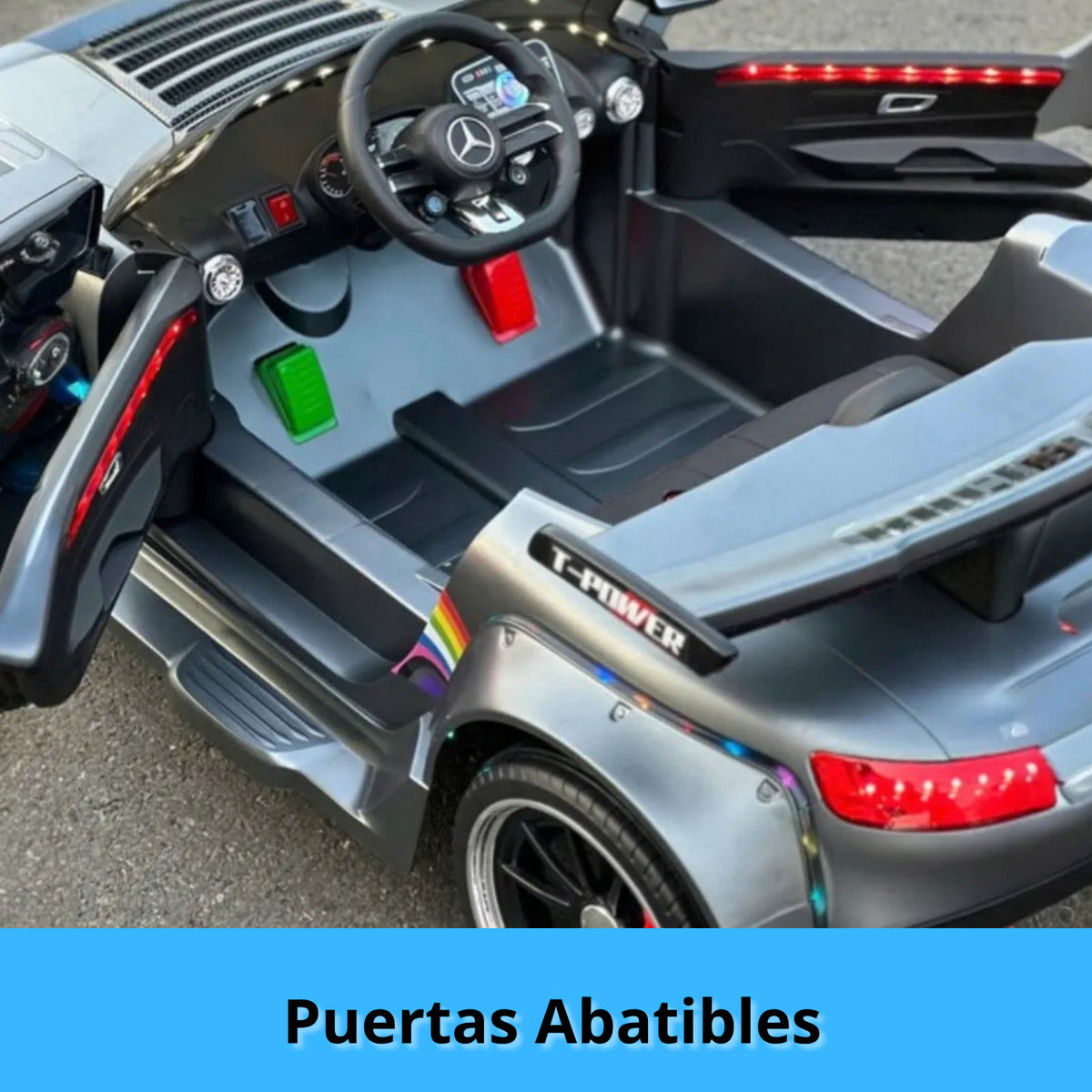 Auto Electrico Montable Niños Mercedes Amg Gt Batería Alta Duración