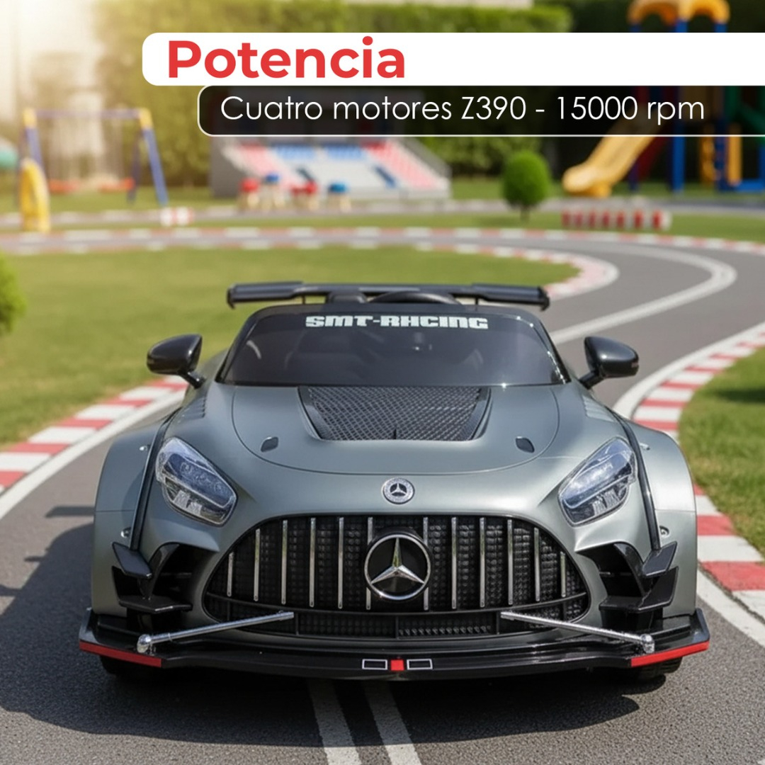 Auto Electrico Montable Niños Mercedes Amg Gt Batería Alta Duración