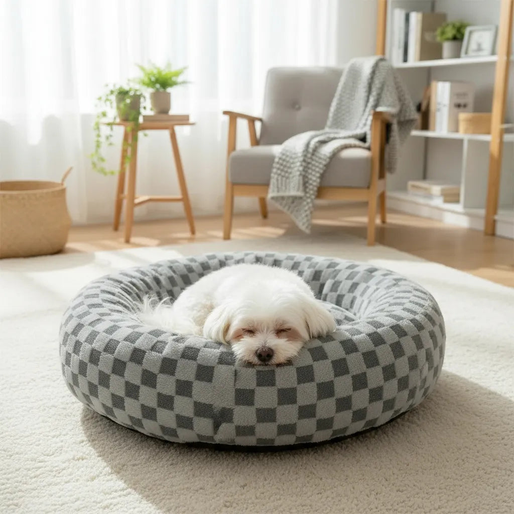 Cama Perro Premium Polar Lavable Antideslizante 70cm