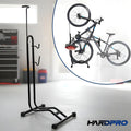 Soporte Bicicleta Quick Vertical y Horizontal Acero Negro 24 a 27.5 Pulgadas