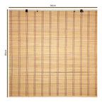 Cortina De Bambú Persiana Roller 180x180cm Enrollable Unicolor