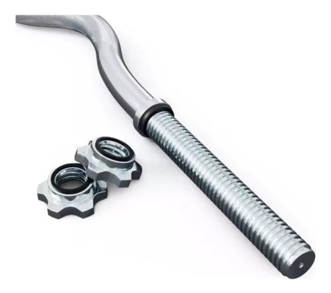 Barra Preolimpica Z 6.5 kg 120 cm Cromada Fitness