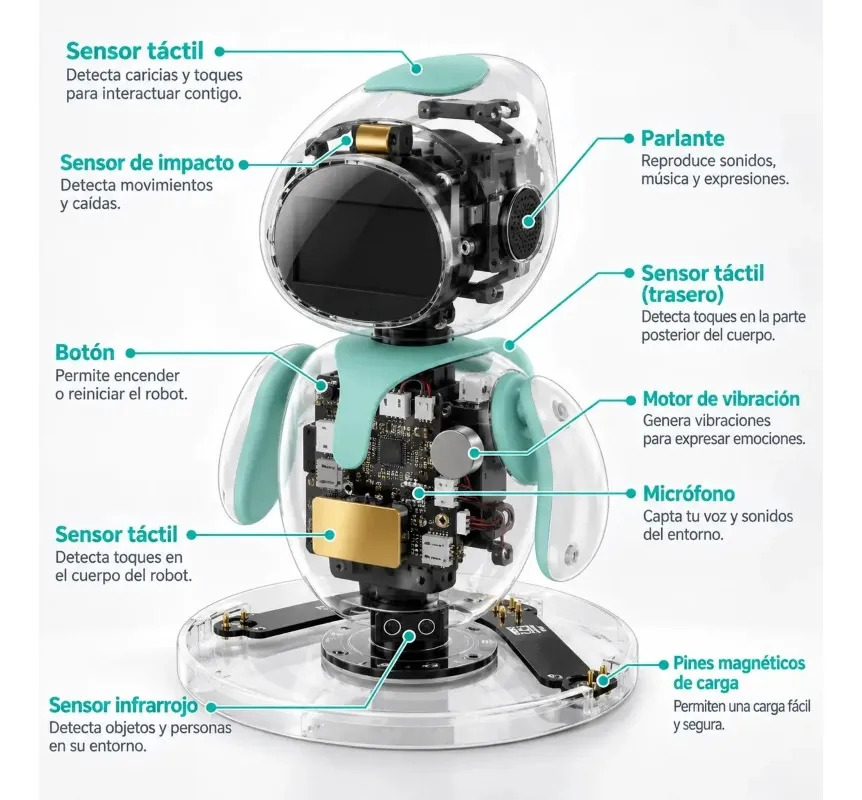 Robot Interactivo Eilik Mascota Con Inteligencia Emocional