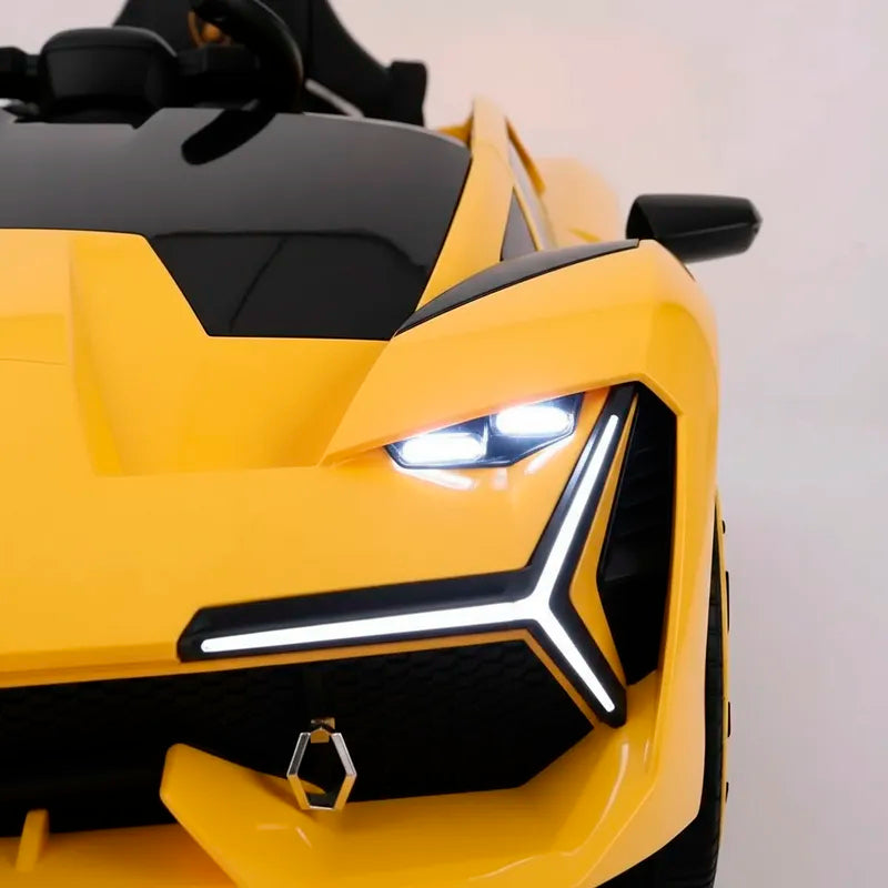 Auto Electrico Montable Lamborghini Con Boton De Reversa Corre 6km/h