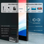 Monitor Portatil Con Pantalla De 15.6 Pulgadas 60Ghz Full Hd