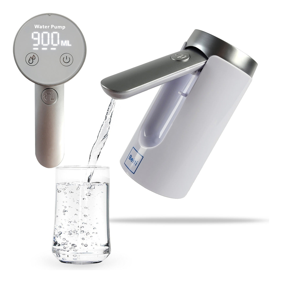 Dispensador De Agua Eléctrica Portatil Bomba Con Usb Recargable 7 Bidones