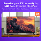 Roku Streaming Stick Plus 2025 4k Hdr Control Voz Tv En Vivo