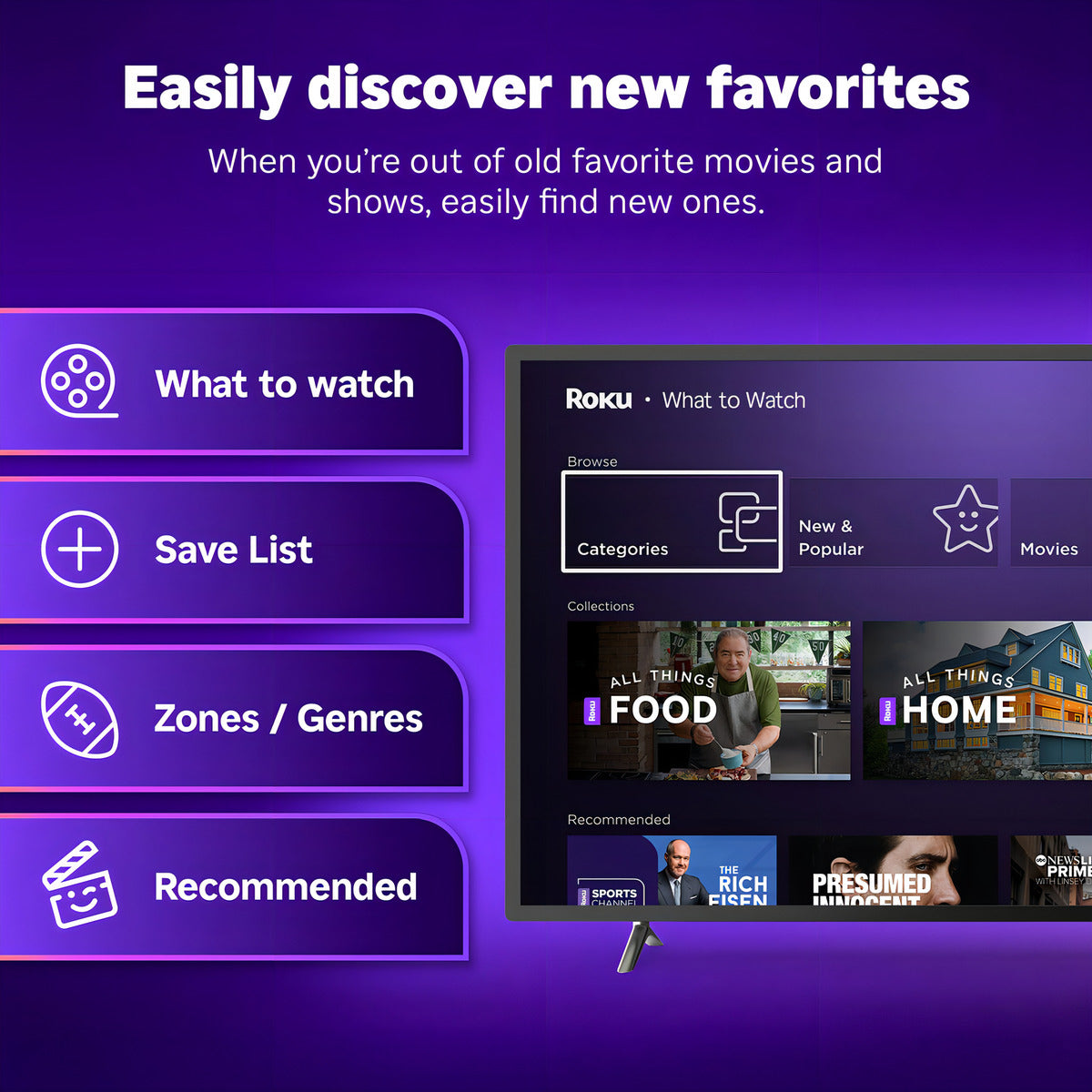 Roku Streaming Stick Plus 2025 4k Hdr Control Voz Tv En Vivo