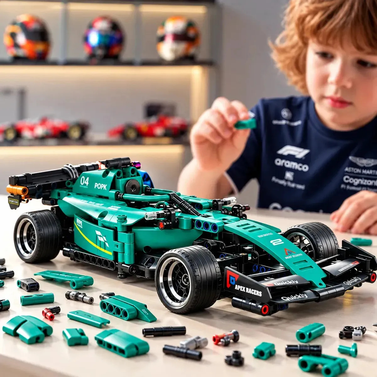 Auto Armable Formula 1 De 452 Piezas Bloques De Construccion