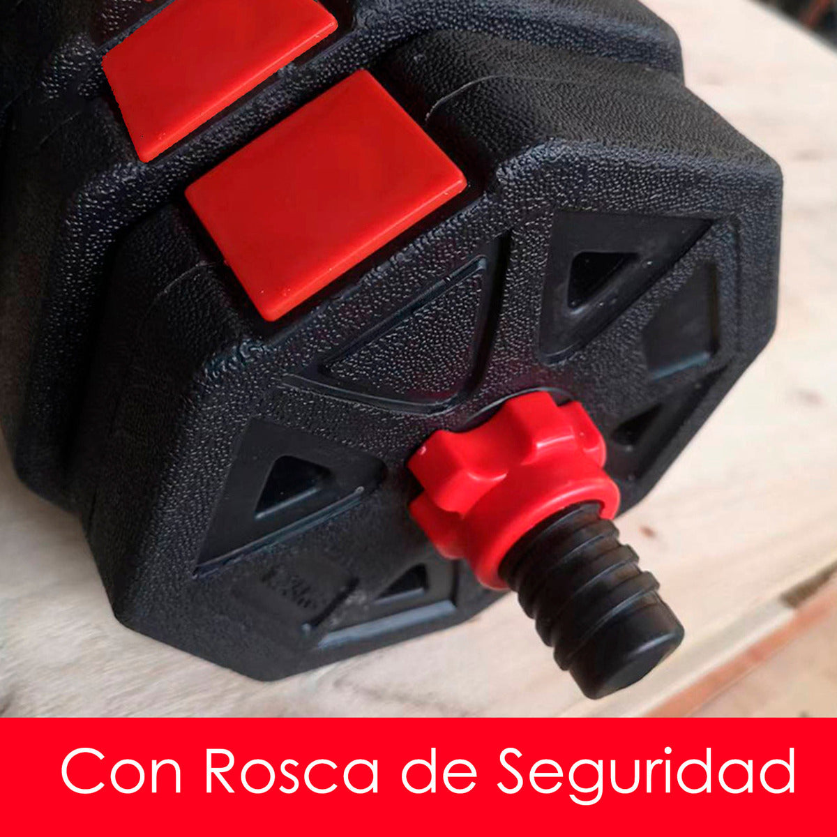 Set De Mancuernas Ajustables De 40kg Unibles Fitness