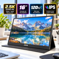 Monitor Portatil 16 Pulgadas Ips 2.5k Y 120hz Para Notebook