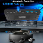 Mini PC MOREFINE M6 con Intel N6000 3,3Ghz, 16GB RAM LPDDR4 y 256GB SSD, Windows 11 Home