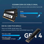 Mini PC Morefine M9 Pro Intel Core i5 12500H con 16 GB RAM y 512 GB SSD