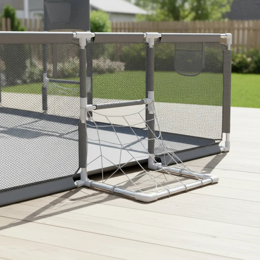 Corral Infantil 3 en 1 Juegos Malla Tela Oxford 180x120cm