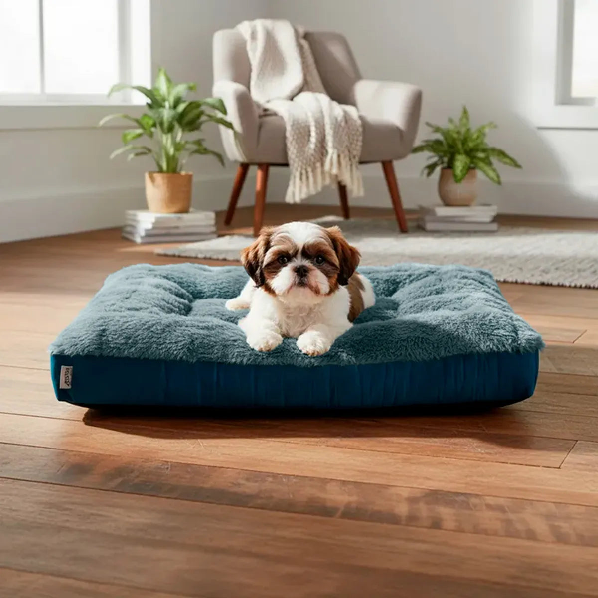 Cama Perro Polar Premium Lavable Antideslizante 77cm