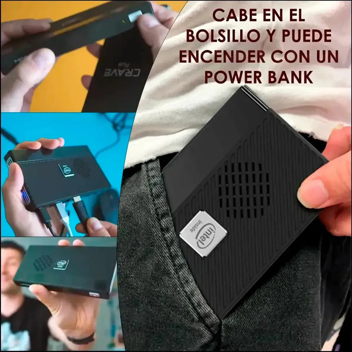 Mini PC MOREFINE M6 con Intel N6000 3,3Ghz, 16GB RAM LPDDR4 y 256GB SSD, Windows 11 Home