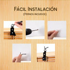 Cortina De Bambú Persiana Roller Enrollable 60x150cm