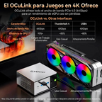 Mini PC GMKtec M8 AMD Ryzen 5 6650H con 16 GB RAM y 1 TB SSD NVMe