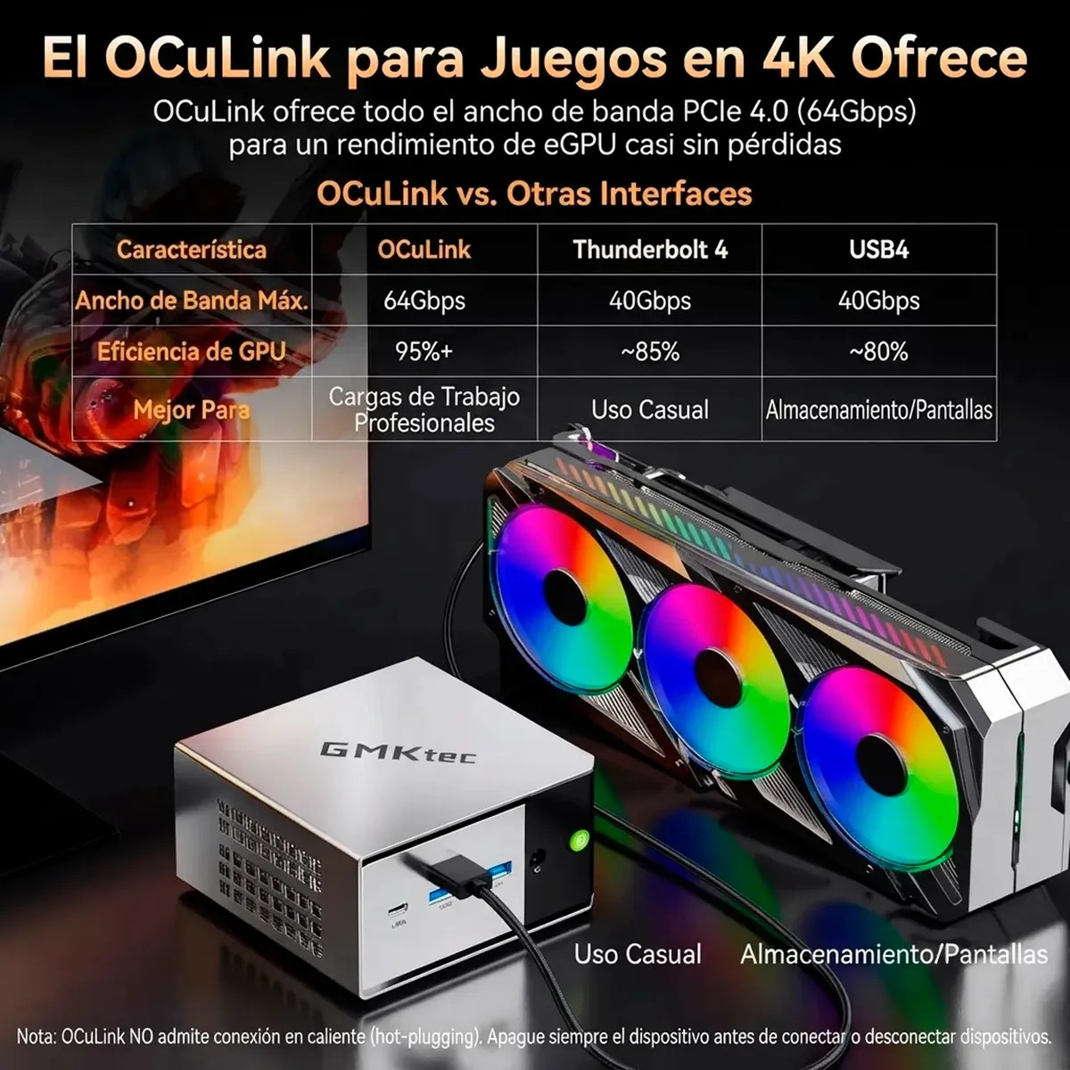 Mini PC GMKtec M8 AMD Ryzen 5 6650H con 16 GB RAM y 1 TB SSD NVMe