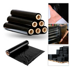 Pack 6 Film Stretch Alusa Embalaje 3kg 600 Metros Industrial Negro