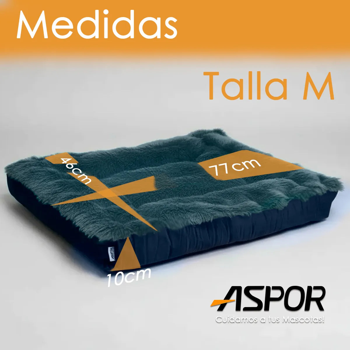 Cama Perro Polar Premium Lavable Antideslizante 77cm