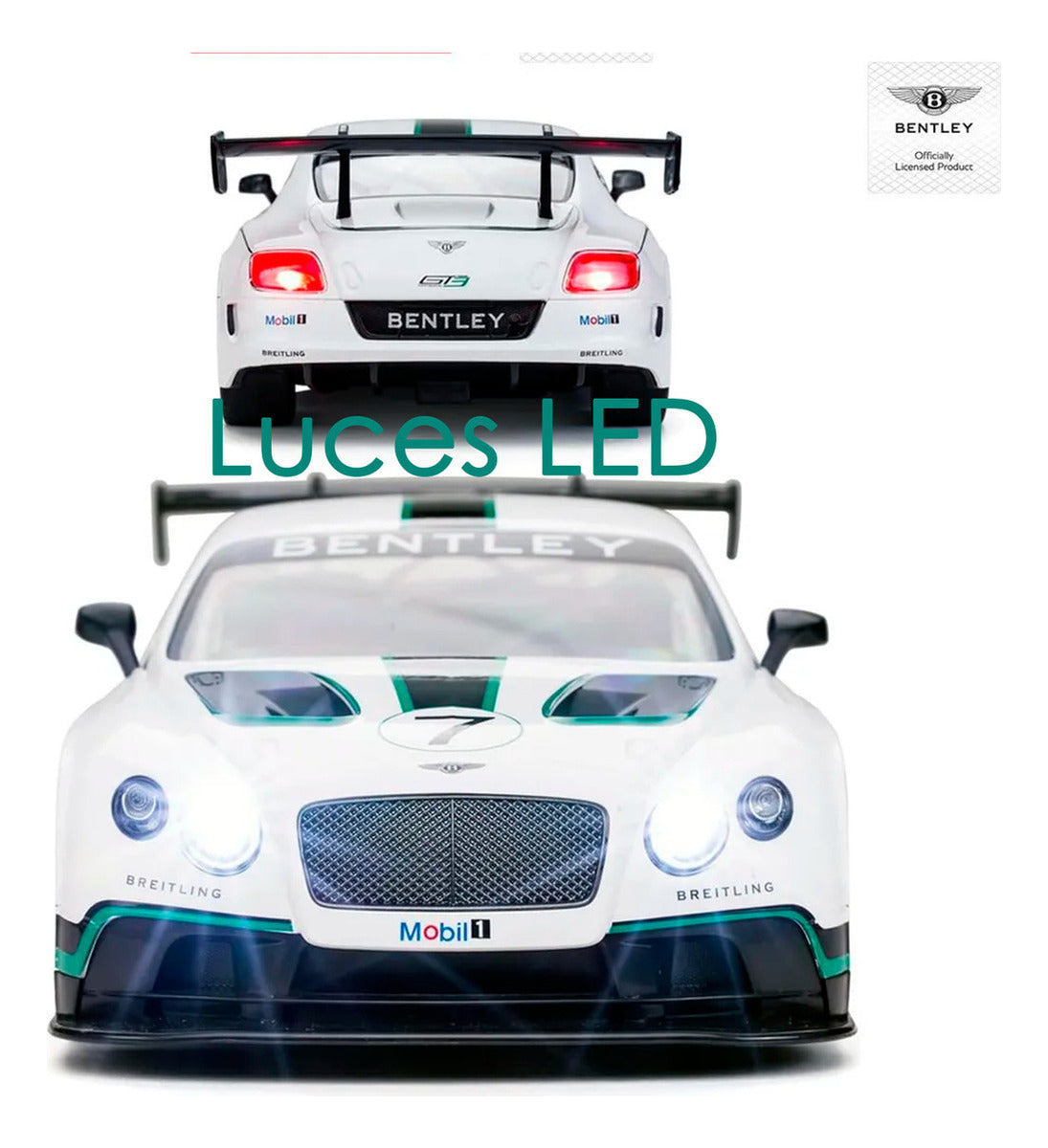 Juguete Auto Control Remoto 1:14 Bentley Continental Gt3
