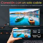 Monitor Portatil 18.5 Pulgadas 120hz Full Hd Con Parlante Y Case Negro