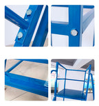 Escalera Industrial 6 Peldaños Tipo Avión Con Plataforma De 1,5m Soporta 450kg