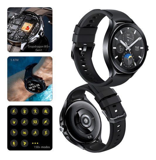 Xiaomi Watch 2 Pro Google Wearos Amoled Gps Sensores Negro Clásico