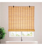 Cortina De Bambú Persiana Roller 90x180 cm Enrollable Unicolor