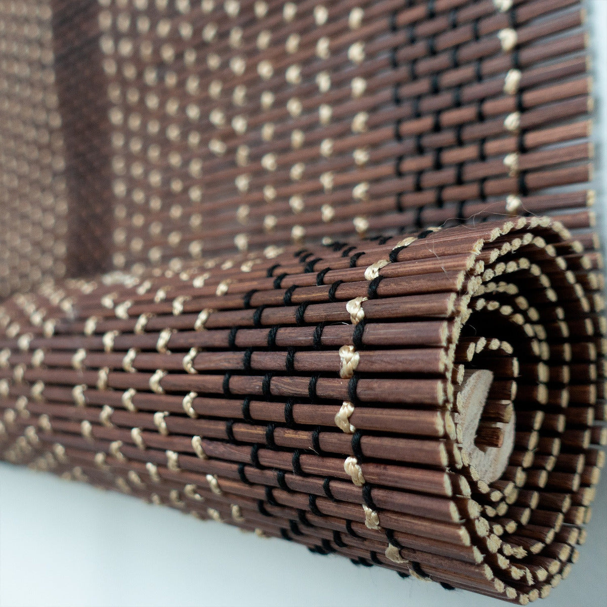 Cortina De Bambú Fino Persiana Roller Enrollable 90x150CM