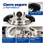 Autoclave Esterilizador Acero Inoxidable Grado Medico 18LT