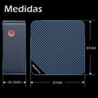 Mini PC MOREFINE M8S Intel N95 12a Generación 7nm con 12GB RAM, 256GB SSD 3.40 GHz 3 Pantallas 4K w11 home