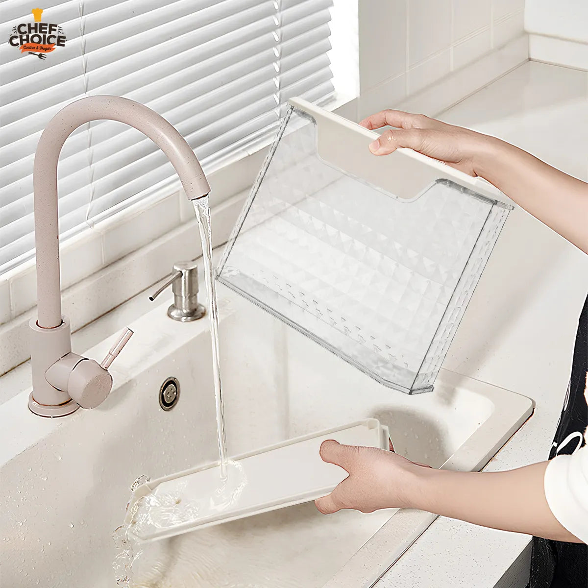 Set 16 Utensilios Cuchillos Cocina Acero Inox Silicona Beiti