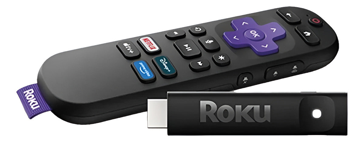 Roku Streaming Stick Plus 2025 4k Hdr Control Voz Tv En Vivo
