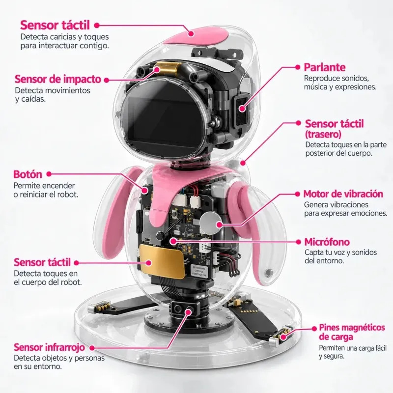 Robot Interactivo Eilik Mascota Con Inteligencia Emocional