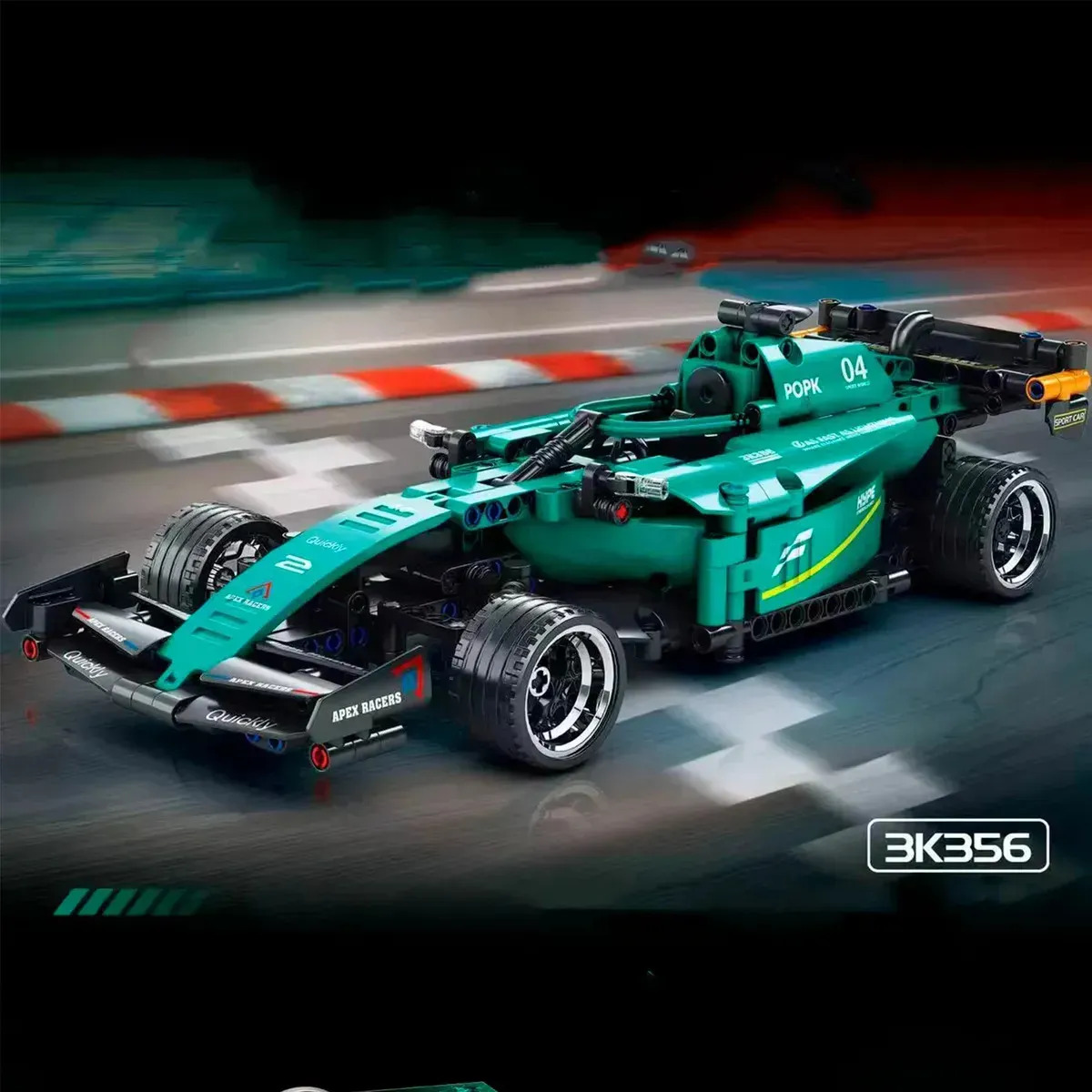 Auto Armable Formula 1 De 452 Piezas Bloques De Construccion