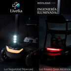 Scooter Silla De Movilidad Electrico Plegable Cuatro Ruedas